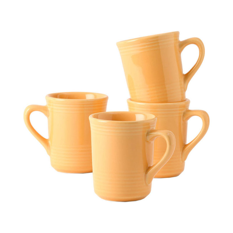 Grande tasse à café Arsène, Jaune safran