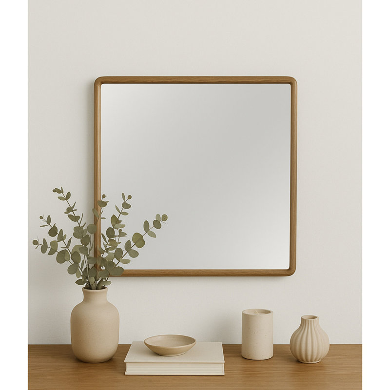 Petit miroir - café au lait, Marron clair