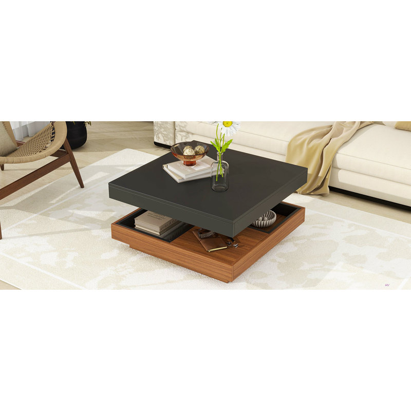 Table basse rotative à 360 ° Modern Modern