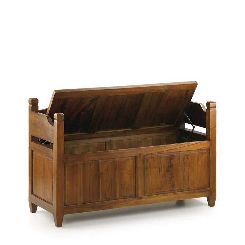 Solid Wood Storage Bench