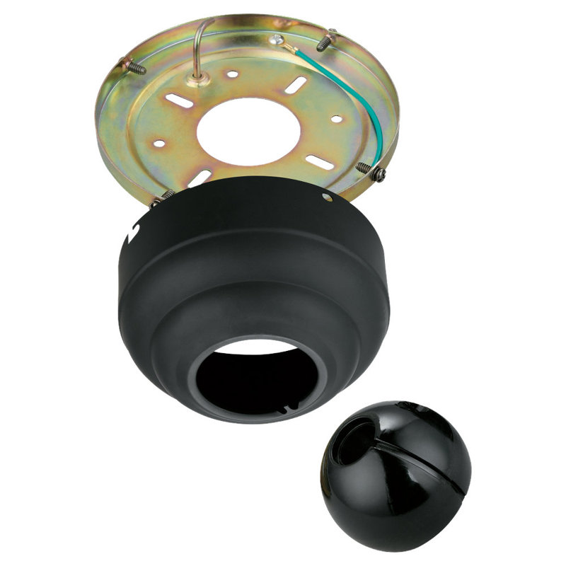 Dubay Ceiling Fan Sloped Adapter, Matte Black