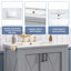 Meuble-lavabo de 30 pouces avec lavabo simple-2004584508