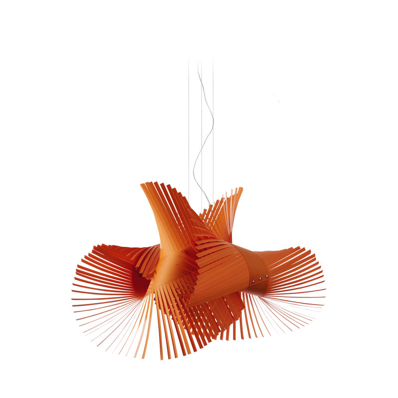 Minimikado 1 - Light Pendant, E26, Orange