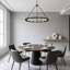 Lustre 12 lumières Castile en noir mat-1870112234-1870112235-1870112238