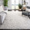 Tapis gris touffeté à la main à motif floral Blairsden