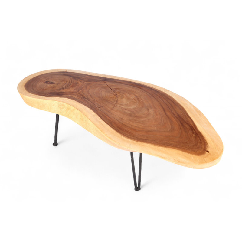 Solid Wood Top Coffee Table