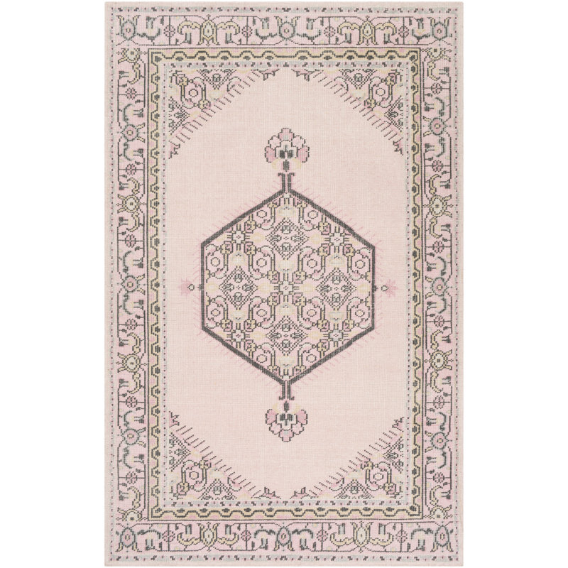 Elsea Wool Oriental Indoor Rug, Rectangle 3'6" x 5'6"