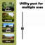 Fence Posts 5 Pcs U-Channel Steel-310965876-310965837