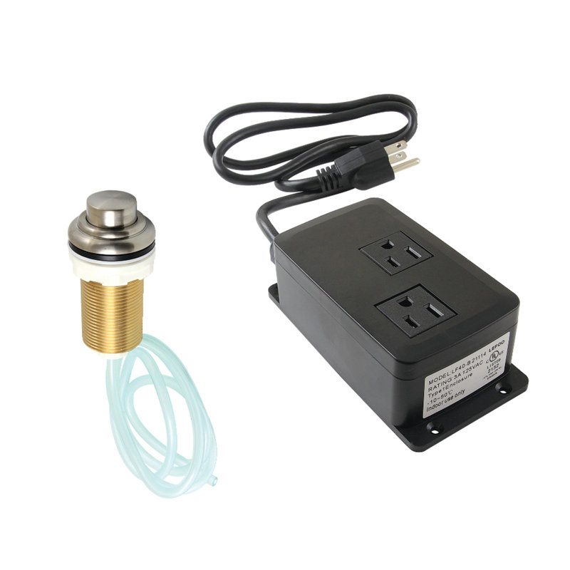 Kingston Brass Gourmetier Dual Outlet Garbage Disposal Air Switch Kit