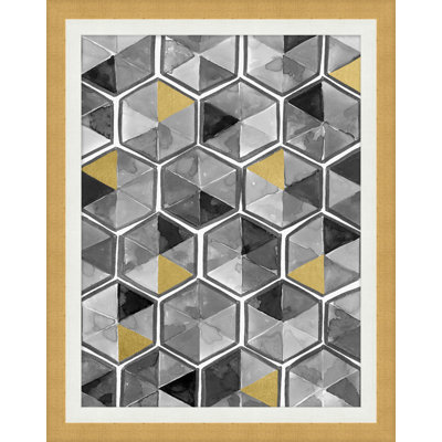 Mouvement moderne 1 - Peinture encadrée sur papier