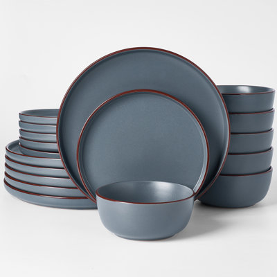 Bevery Piece Stoneware Dinnerware Set - Service for 6