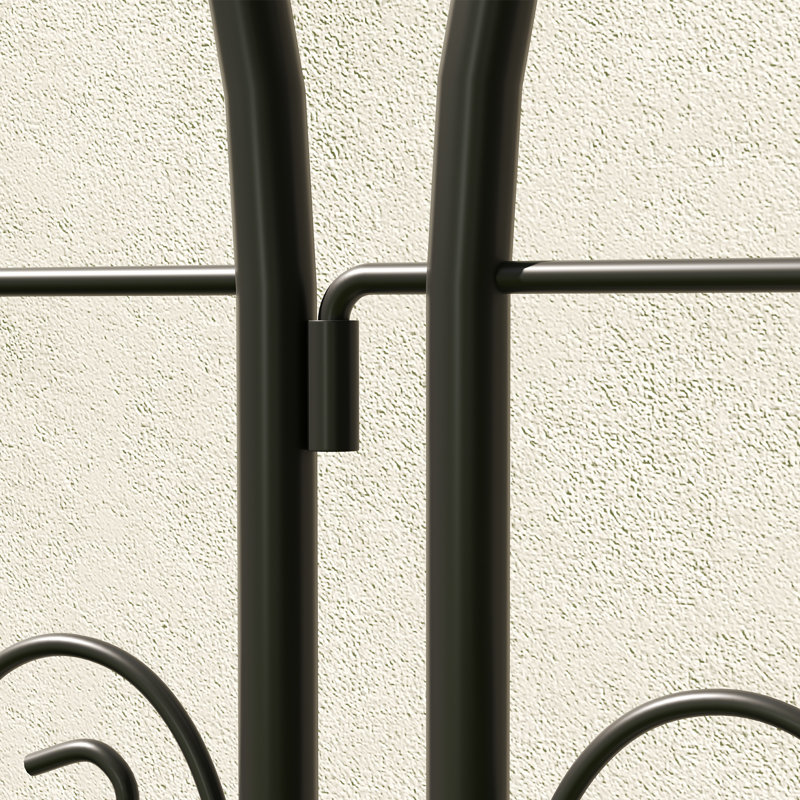 180cm H x 50cm W Metal Arched