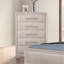 Mobilier de chambre de style transitionnel à queue d'aronde anglaise 1 pièce