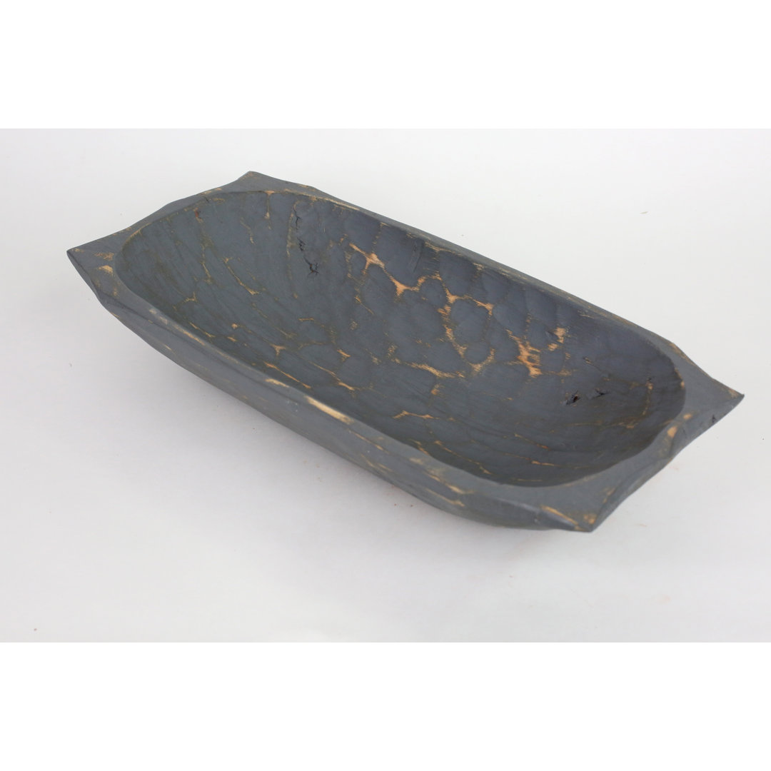 Glenfield Wood Decorative Bowl 1 Loon Peak® Color: Industrial Gray
