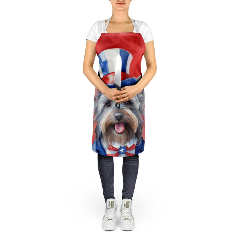 Patriotic American Apron, Skye Terrier