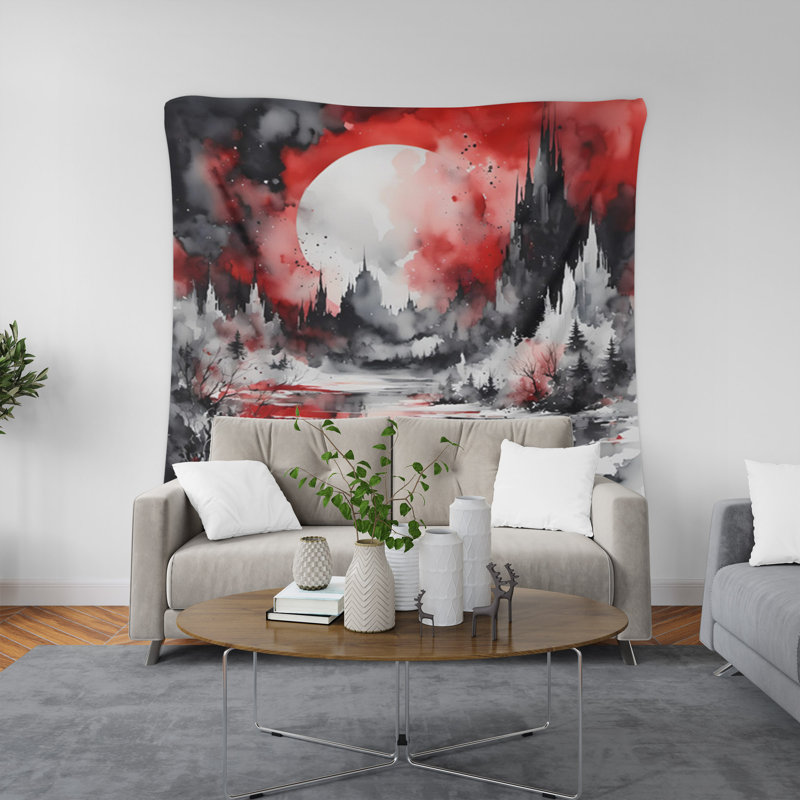 Tapisserie murale, H 88 po x l 104 po x P 1,2 po