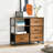 Hanshika Modern Rustic 4-Drawer Compact Combo Dresser with Sturdy Construction-1279145544