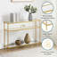 Carolina Console Table with Shelves-350254637-333498204