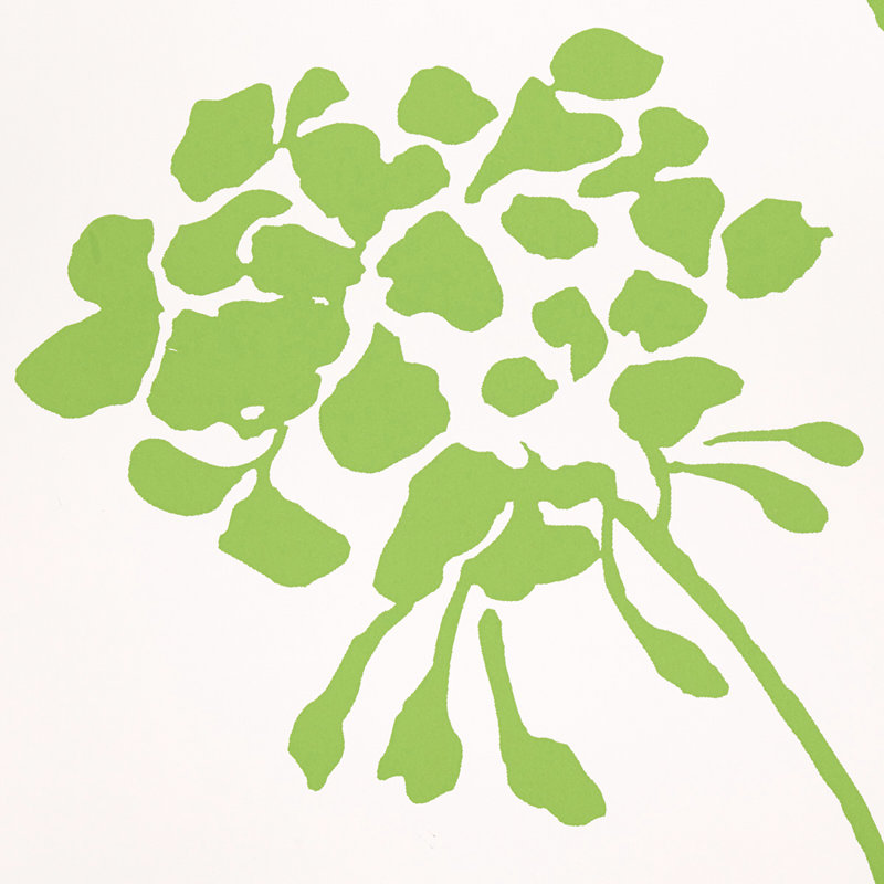 Papier peint Pennick, Feuille / ivoire
