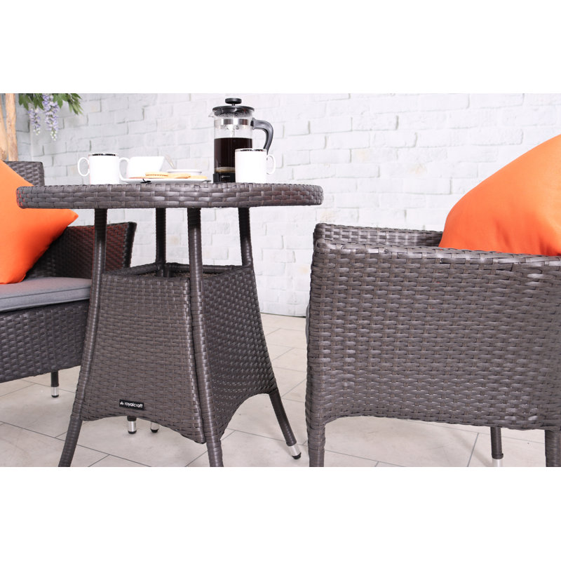 MALAGA 2 Seater Stacking Bistro Set