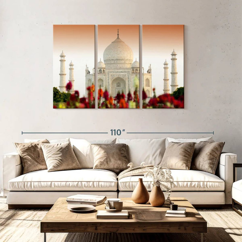 Sebbie Majestic Taj Mahal, 48" H x 74" W