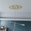 36"OD x 15 3/8"ID x 1"P Florin Architectural Grade PVC Pierced Ceiling Medallion, Gold-40714941-40714953