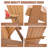 Adirondack Chair With Cup Holder, Outdoor Adirondack Chairs, Table Not Include