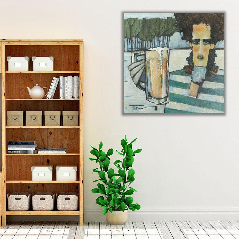«Mug Shot», reproduction d'art sur toile, H 12 po x l 12 po