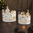 Festive Finds Votive Candle Holder Reindeer Antique White Set of 2