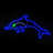 2D Dolphin Sign