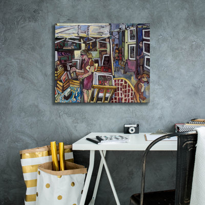 Epic Graffiti 'The Art Show'  by Erin McGee Ferrell Canvas Wall Art, 24" x 20"