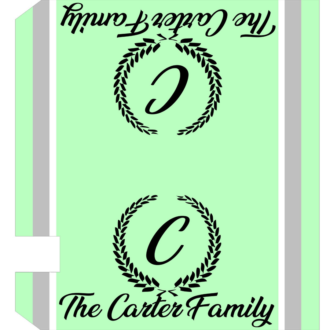 Vinyl Text & Numbers Mailbox Cover VWAQ 