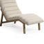 Chaise en bois massif simple et confortable
