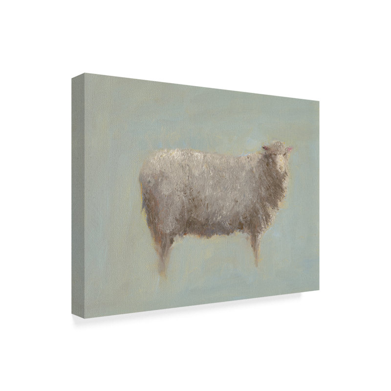 Reproduction d’art sur toile, "Sheep entretoise III" par Marilyn Wendling