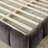 King size Upholstered Bed Frame with Thick Fabric-75409373