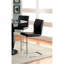 Chaises hautes de salle à manger en métal chromé 2 pièces-1316838438