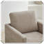 Fauteuil carré pivotant rembourré 360 degrés-1094357289