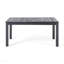 Table de salle à manger d'extérieur extensible en bois d'acacia, gris foncé