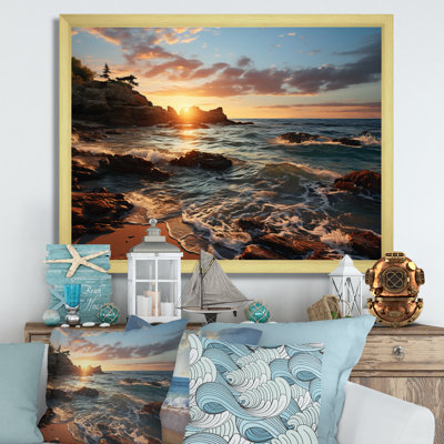 Golden Sands A hypnotisant sur toile