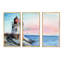 Peinture sur toile à cadre flottant, "A Lighthouse On A Rock Shore In Early Morning"-1162635703-1162635700