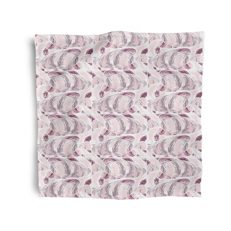 Tanesha Polyester Square Napkin, Purple