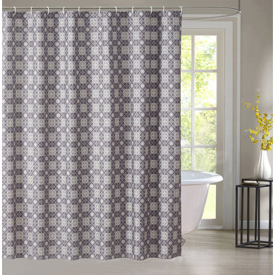 Ensemble de rideau de douche et crochets Buntingford