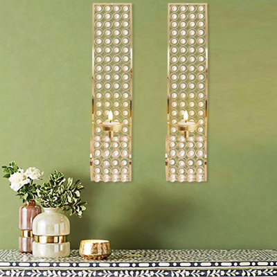 Golden Pearl Wall Candle Wall Lamp