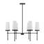 Lustre classique à 6 lumières avec abat-jour Dolfi-86792542