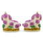 Pair of Pink Bunnies Glass Ornament-1957226084