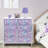 Loneta Sorbus Dresser with 8 Drawers with Steel Frame, Wood Top, and Fabric Bins in Tie-Dye-868880447