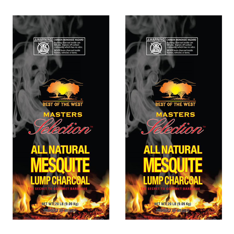 Best of the West 20 lb. Charcoal, Set of 4