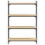Abdulbasit 120cm H x 30cm W Metal Standard Bookcase-1475694876-1475694878