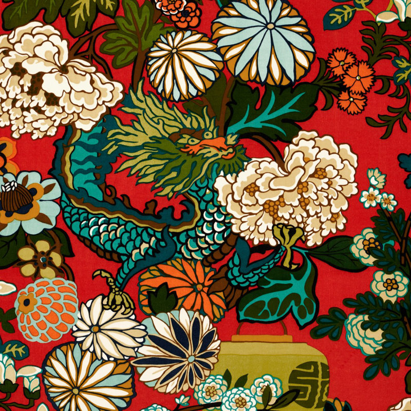 Tissu en velours de dragon de chiang mai, Laque