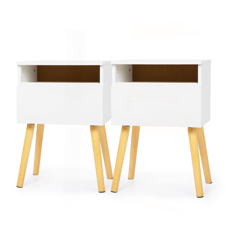 2-Piece Modern Bedside Table